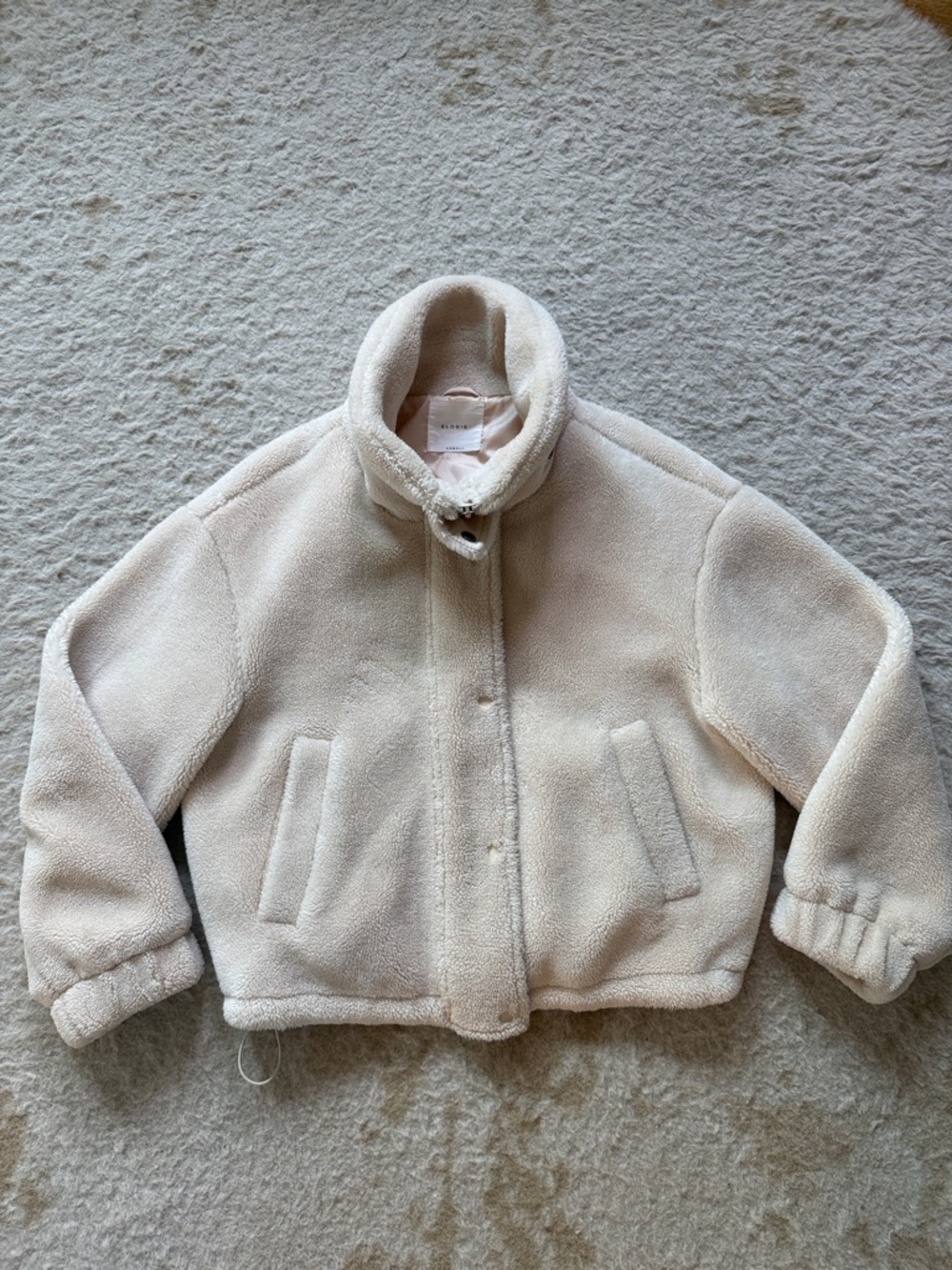 Cream Sherpa Jacket